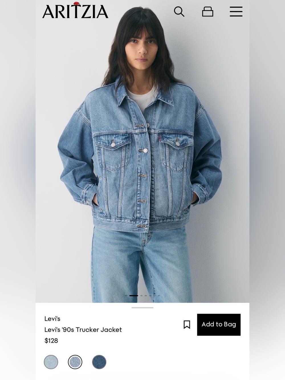Levi's 90s Jean Jacket from Aritzia